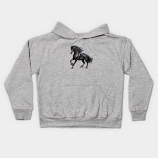 Friesian Horse Kids Hoodie